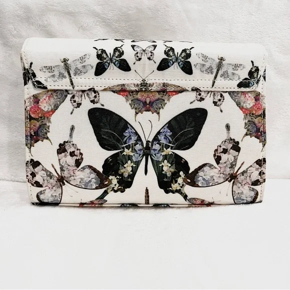 Ted Baker London RARE 2017 Strisa Butterfly Print Clutch NWOT - Picture 7 of 12